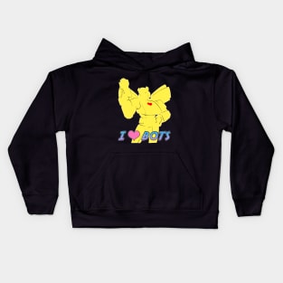 I Heart Bots Kids Hoodie